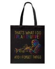 play trumplet and I forget things lqt lbs Tote Bag tile