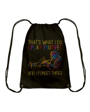 play trumplet and I forget things lqt lbs Drawstring Bag tile
