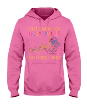 play trumplet and I forget things lqt lbs Hooded Sweatshirt tile