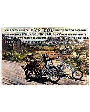 easy ride Motocycle On This Ride PDN-dqh 17x11 Poster front