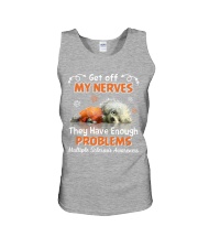 Multipl-Sclerosi-get-off-my-nerves-dog-lqt-nna Unisex Tank tile