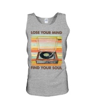 Vinyl Lose Your Mind Retro PDN-dqh Unisex Tank tile