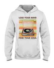 Vinyl Lose Your Mind Retro PDN-dqh Hooded Sweatshirt front