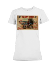 Motocross To My Dad PDN-dqh Premium Fit Ladies Tee thumbnail