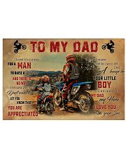Motocross To My Dad PDN-dqh 17x11 Poster thumbnail