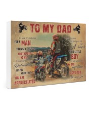 Motocross To My Dad PDN-dqh 24x16 Gallery Wrapped Canvas Prints front