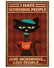 Cat Coffee I Hate Morning People PDN-ntv 24x36 Poster front