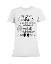 ol my other husband Premium Fit Ladies Tee tile