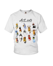 artist-art-teacher-cat-lqt-nna Youth T-Shirt tile