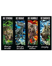 dinosaur jurassic be strong pt lqt pml Horizontal Poster tile