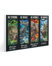 dinosaur jurassic be strong pt lqt pml Gallery Wrapped Canvas Prints tile
