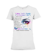 suicid pre eye lqt lbs Premium Fit Ladies Tee tile