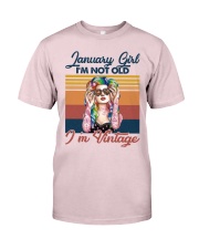 Hippie Vintage Girl January PDN-dqh Premium Fit Mens Tee tile