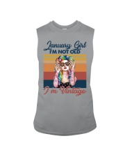 Hippie Vintage Girl January PDN-dqh Sleeveless Tee tile