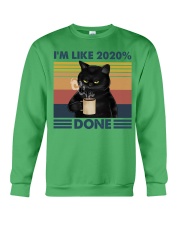 Black cat Coffee Im Like 2020 Crewneck Sweatshirt tile