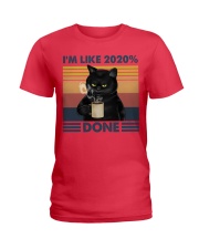 Black cat Coffee Im Like 2020 Ladies T-Shirt tile