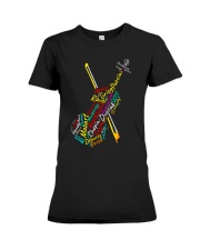 Violinist-music-teacher-name-lqt-nna Premium Fit Ladies Tee tile