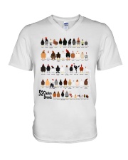 chickens-farmer-breeds-of-lqt-pml V-Neck T-Shirt tile