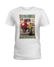 Skiing OUAT Boy PDN-dqh Ladies T-Shirt tile