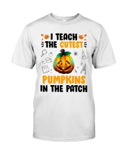 Teacher-The-Cutest-Pumpkins-lqt-nna Classic T-Shirt front