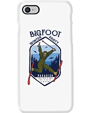 bigfoot skiing party lqt pml Phone Case tile