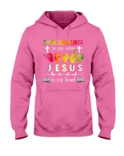 sign language jesus heart lqt pml Hooded Sweatshirt tile