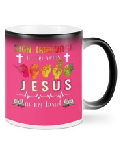 sign language jesus heart lqt pml Mugs tile