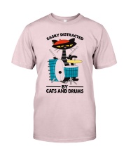 Cat Drum Easily Distracted PDN-dqh Premium Fit Mens Tee tile