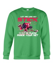 ice-hockey-puck-inside-your-net-lqt-nna Crewneck Sweatshirt tile