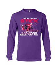 ice-hockey-puck-inside-your-net-lqt-nna Long Sleeve Tee tile