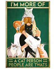 Cat Im More Of A Cat Person 11x17 Poster front