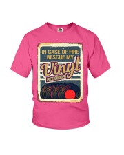 vinyl records in case of fire lqt lbs Youth T-Shirt tile