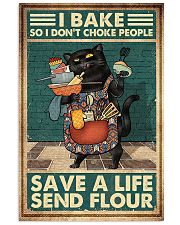 Baking So I Don't Choke People 24x36 Poster front