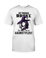 Broom-Broke-Hairstylist-lqt-nna Premium Fit Mens Tee tile