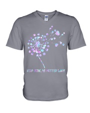 dandelion-suicid-preventio lqt lbs1 V-Neck T-Shirt tile