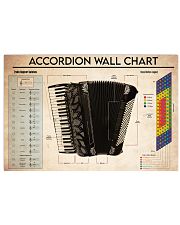 Music Accordion Chords 17x11 Poster front