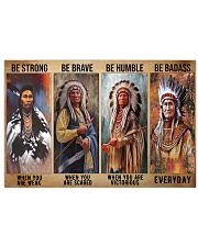 Native Strong Brave Humble PDN-PML 17x11 Poster front