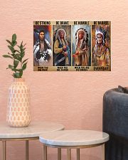 Native Strong Brave Humble PDN-PML 17x11 Poster poster-landscape-17x11-lifestyle-21