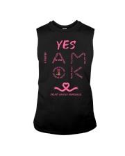 Breas-Cance-I-Am-Ok lqt lbs Sleeveless Tee tile