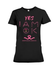 Breas-Cance-I-Am-Ok lqt lbs Premium Fit Ladies Tee tile