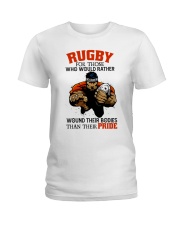 rugby pride lqt pml Ladies T-Shirt tile