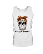 skull-Gets-On-My-Nerves-Multipl-Scleros lqt pml Unisex Tank tile
