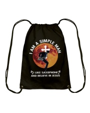Man-Saxophone-Believe-In-Jesus lqt pml Drawstring Bag tile