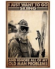 Skiing Oldman Problems PDN-dqh Vertical Poster tile