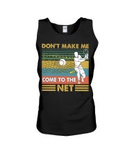 tennis dont make me come qt lbs Unisex Tank tile