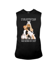 Crazy Cat Lady july mug Sleeveless Tee tile