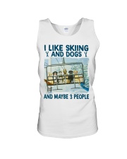 skiing-dog-people-dvhd pml Unisex Tank tile
