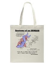 jiu jitsu anatomy of an armbar lqt pml Tote Bag tile