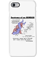 jiu jitsu anatomy of an armbar lqt pml Phone Case tile