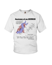 jiu jitsu anatomy of an armbar lqt pml Youth T-Shirt tile